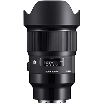 【中古】SIGMA 単焦点広角レンズ 20mm 
