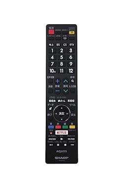 For Visual Equipments - 【中古】シャープ テレビ用リモコン106380502シャープパーツコード：RRMCGB220WJSA