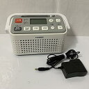 【中古】TWINBIRD 手元スピーカー機能付3バンドラジオ ホワイト AV-J125W