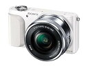 【中古】SONY ミラーレス一眼 NEX-3N パワーズームレンズキット E PZ 16-50mm F3.5-5.6 OSS ホワイト NEX-3NL W(2)