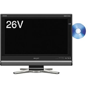 【中古】シャープ 26V型 液晶 テレビ AQUOS LC-26DX1-B ハイビジョン ブルーレイレコーダー内蔵 2008年モデル 【中古】シャープ 26V型 液晶 テレビ AQUOS LC-26DX1-B ハイビジョン ブルーレイレコーダー内蔵 2008年モデル