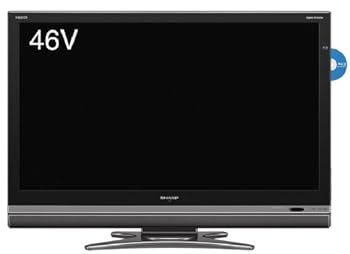【中古】シャープ 46V型 液晶 テレビ AQUOS LC-46DX2-B フルハイビジョン ブルーレイレコーダー内蔵