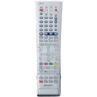 【中古】シャープ DVD用純正リモコン 0046380094 GA197SA