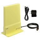【中古】サン電子 室内アンテナ ライトイエロー IDA-7CB-LY