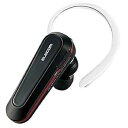 【中古】エレコム Bluetooth ブルートゥース ヘッドセット 着脱可能なイヤホンを接続してステレオ音楽が聴ける ブラック LBT-HPS03BK