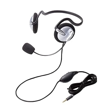 【中古】エレコム ヘッドセット マイク 4極 両耳 ネックバンド 耐久コード1.8m HS-NB05TSV 【中古】エレコム ヘッドセット マイク 4極 両耳 ネックバンド 耐久コード1.8m HS-NB05TSV