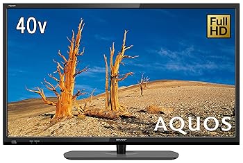 【中古】シャープ 40V型 液晶 テレビ AQUOS LC-40S5 フルハイビジョン 外付HDD対応裏番組録画 2画面表示 2017年モデル