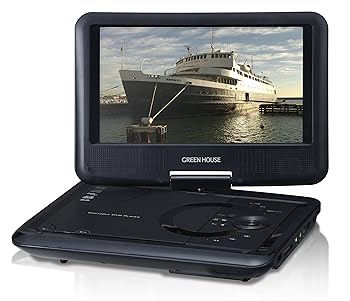 【中古】グリーンハウス ポータブル DVD プレーヤー 9型 ワイド液晶 800×480 搭載 車載用ヘッドレスト取り付けキット 単3形乾電池対応 ブラック GH-PDV9 【中古】グリーンハウス ポータブル DVD プレーヤー 9型 ワイド液晶 800×480 搭載 車載用ヘッドレスト取り付けキット 単3形乾電池対応 ブラック GH-PDV9