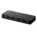 【中古】エレコム HDMI切替器 PS4/PS3/Switch対応 4入力1出力 自動/手動切替 ケーブルなしモデル ブラック DH-SWL4CBK