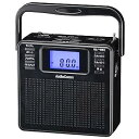 【中古】オーム電機 AudioCommポータブルCDプレーヤー ステレオCDラジオ ワイドFM ブラック RCR-500Z-K 07-8956 OHM(2)