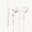 【中古】エレコムELECOM Lightning接続ヘッドホンマイク FAST MUSICTM EHP−LF10IMAPN ピンク(2)