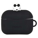 【中古】グルマンディーズ ピーナッツ AirPods Pro シリコンケース ジョー・クール SNG-521B ブラック