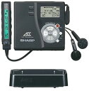 【中古】シャープ ポータブルMDレコーダー ブラック アウヴィ MD-DR77-B