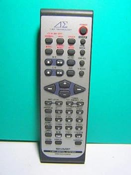 【中古】シャープ オーディオリモコン RRMCG0343AWSA