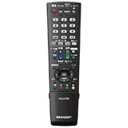 【中古】シャープ 純正テレビ用リモコン RRMCGA995WJSA部品番号:0106380377(2)