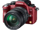 【中古】パナソニック デジタル一眼カメラ LUMIX GH1 レンズキットコンフォートレッド DMC-GH1K-R(2)