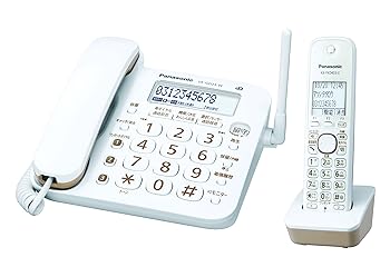 【中古】パナソニック RU・RU・RU デジタルコードレス電話機 子機1台 1.9GHz DECT準拠方式 VE-GD23DL-W