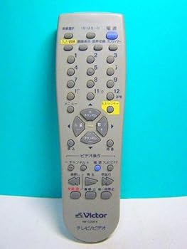 【中古】ビクター テレビ ビデオリモコン RM-C208 K