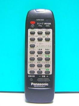 【中古】パナソニック オーディオリモコン EUR643822 蓋無