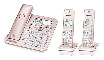 【中古】パナソニック RU・RU・RU デジタルコードレス電話機 子機2台 1.9GHz DECT準拠方式 ピンクゴールド VE-GZ51DW-N