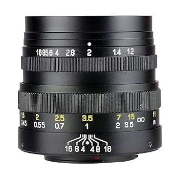 【中古】中一光学ZHONG YI OPITCS 単焦点レンズ FREEWALKER 42.5mm F1.2 マイクロフォーサーズ
