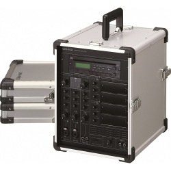 【中古】ユニペックス デジタルキャリングアンプ100W+100W CD付SDHC.USB