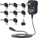 【中古】負極性 Punasi チャージャー 3V-12V 電圧調整 DCアダプター ユニバーサル 変換プラグ AC充電器 ACアダプター メデラ パンプ スピーカー LEDライ