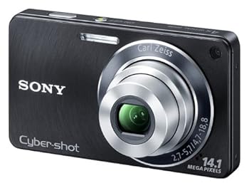 【中古】SONY デジタルカメラ Cyber-Shotサイバーショット W350 ブラック DSC-W350/B