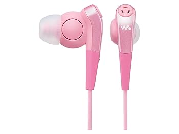 【中古】ソニー イヤホン MDR-NWNC33 : ノイズキャンセリング機能搭載ウォークマン専用 カナル型 ライトピンク MDR-NWNC33 PI