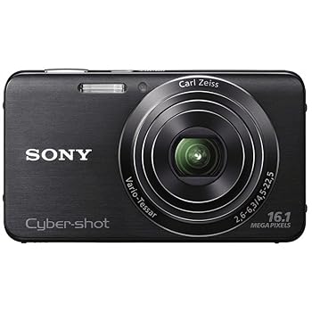【中古】SONY Cyber-Shotサイバーショット W630 1610万CCD/光学x5 ブラック DSC-W630/B