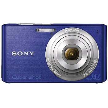 【中古】SONY Cyber-Shotサイバーショット W610 1410万CCD/光学x4 ブルー DSC-W610/L