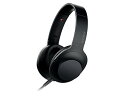 【中古】ソニー ヘッドホン h.ear on MDR-100A : ハイレゾ対応 密閉型 折りたたみ式 ケーブル着脱式/バランス接続対応 リモコン・マイク チャコールブラ