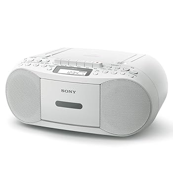 【中古】ソニー AUX CDラジカセ レコーダー CFD-S70 : FM/AM/ワイドFM対応 録音可能 ホワイト CFD-S70 W