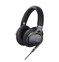 【中古】ソニー SONY ヘッドホン MDR-1AM2 B : ハイレゾ 密閉型 折りたたみ式 ケーブル着脱式/バランス接続 Φ4.4ケーブル リモコン/マイク...
