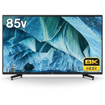 【中古】ソニー SONY 85V型 液晶 テレビ ブラビア KJ-85Z9H 4K 8K チューナー 内蔵 Android TV機能搭載 Works with Alexa対応 2020年モデル