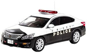 【中古】ヒコセブン RAI'S 1/43 日産 ティアナ L33 2016 茨城県警察地域部自動車警ら隊車両 完成品