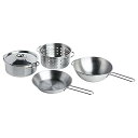 【中古】IKEAイケア DUKTIG 00167839 調理器具4点セット, ステンレスカラー