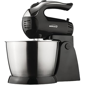 【中古】Brentwood Appliances SM-1153 5-Speed Stand Mixer Stainless Steel Bowl, 200-watt, Black by Brentwood Appliances