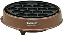 【中古】APIX たこ焼き器 TaKoPa 18穴 平面プレート・レシピ ブラウン ATM-018-BR