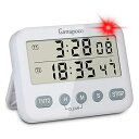 【中古】Dual Digital Timer, Kitchen Timer for Cooking Countdown Timers Pomodoro Time...