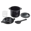【中古】ドリテックdretec カクセー 電子レンジ専用炊飯器 備長炭入り ちびくろちゃん 2合炊き