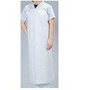 【中古】アカオアルミ オカモト プロピュア 軽量耐油エプロン 胸付 ポリ塩化ビニル 日本 SME26