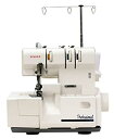 【中古】SINGER 3本巻きロック&縁かがりミシン差動送り付 S-300DF