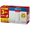 【中古】クリンスイ 浄水器 蛇口直結型 カートリッジ計3個入り 交換用カートリッジCBC03Z