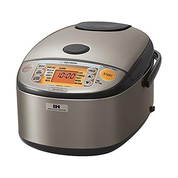 【中古】Zojirushi NP-HCC10XH Induction Heating System Rice Cooker and Warmer, 1 L, Stainless Dark Gray by Zojirushi