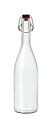 【中古】アデリア 保存瓶 ウォーターボトル スウィングストッパーボトル 720ml クリア ガラス瓶/ガラスボトル/密閉キャップ 日本製 M-6446