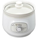 【中古】アイリスオーヤマ スロークッカー 簡単調理 ほったらかし 保温モード 1.6L 角煮 カレー 煮魚 ラクラク操作 時短料理 4レシピ ホワイト PSC-...