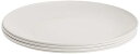 【中古】Nordic Ware 日常生活用プレート4セット 10インチ ホワイト