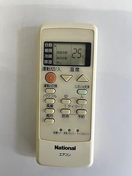 【中古】ナショナル エアコンリモコン A75C2412