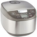 【中古】シャープ 炊飯器 マイコン方式 5.5合 黒厚釜 球面炊き シルバー KS-S10J-S|詳細画像